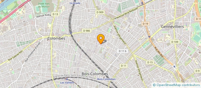 localisation de l'entreprise CAP PROMO à BOIS-COLOMBES