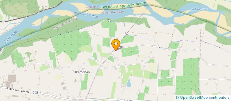 localisation de l'entreprise CAP PROVENCE AUTOMOBILE  ALLEINS