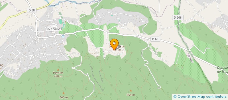 localisation de l'entreprise CAP PROVENCE VERTE  NEOULES