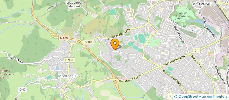 localisation de l'entreprise CAP QSE à LE CREUSOT