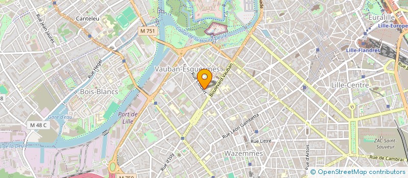 localisation de l'entreprise CAP QUARANTE à LILLE