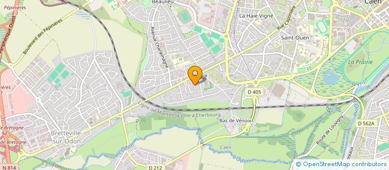 localisation de l'entreprise CAP QUART à CAEN