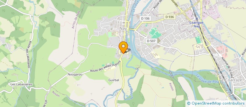 localisation de l'entreprise CAP RAID 64 à NAY