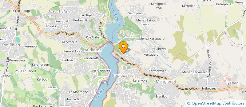 localisation de l'entreprise CAP RANDO VTT  PLOUHINEC