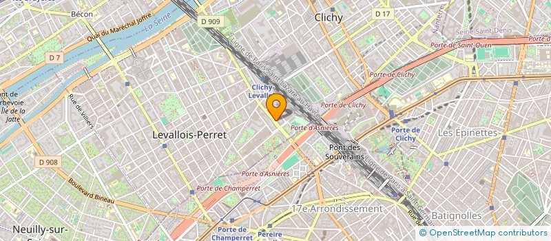localisation de l'entreprise CAP RDM HOLDING à LEVALLOIS-PERRET