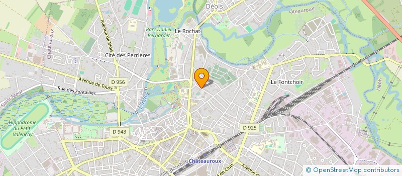 localisation de l'entreprise CAP-RE à CHATEAUROUX