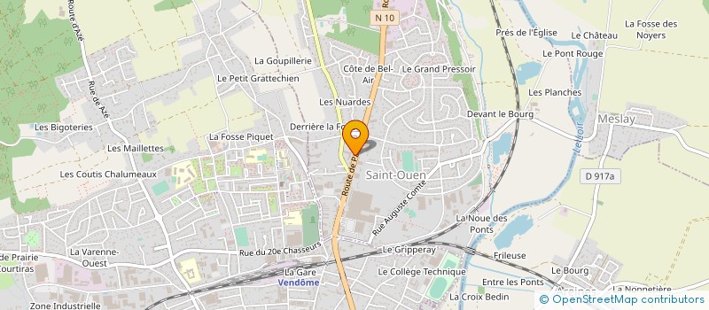 localisation de l'entreprise CAP RECYCLAGE 28  SAINT-OUEN