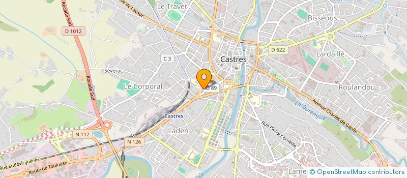 localisation de l'entreprise CAP REGENERENCE  CASTRES