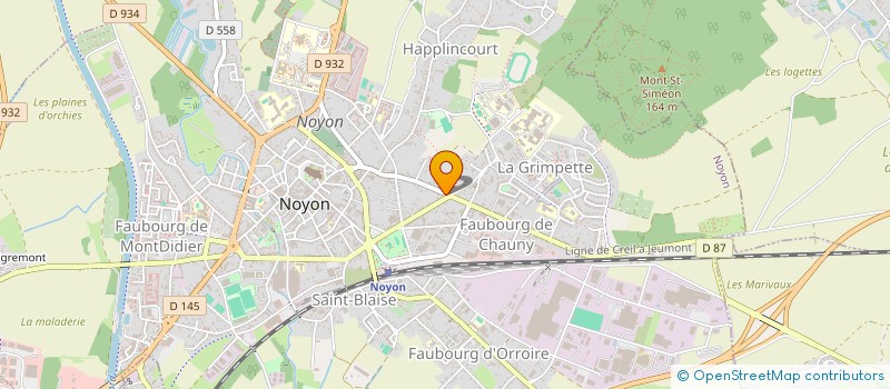 localisation de l'entreprise CAP REGIONS EDITIONS  NOYON