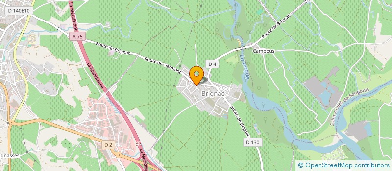 localisation de l'entreprise CAP RENOV  BRIGNAC