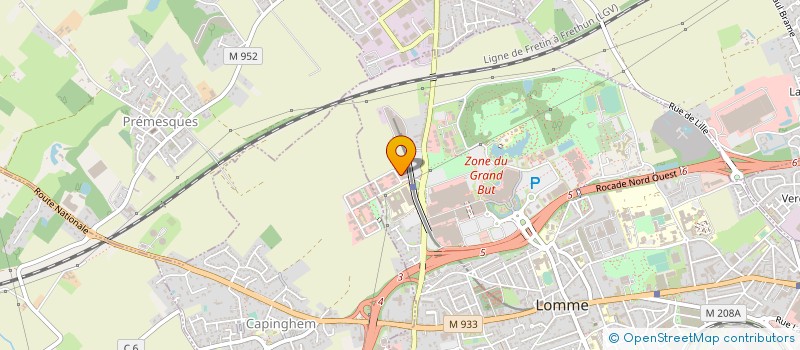 localisation de l'entreprise CAP RENOVATION à LILLE