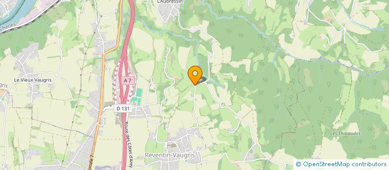 localisation de l'entreprise CAP RENOVATION BATIMENT  REVENTIN-VAUGRIS