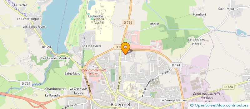 localisation de l'entreprise CAP RG à OPIO