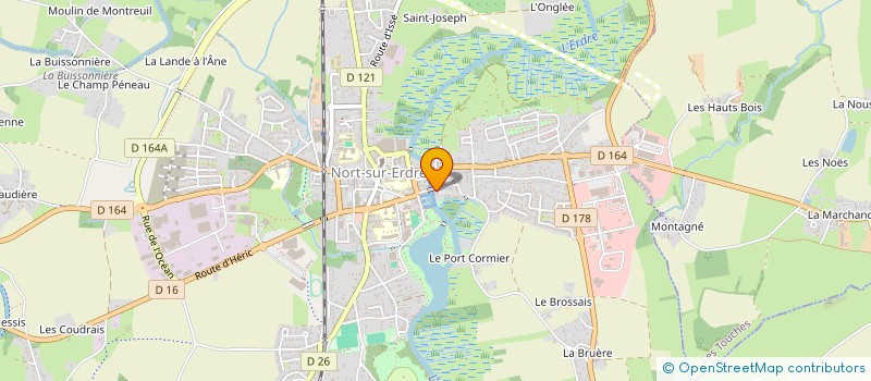 localisation de l'entreprise CAP RIVIERES à NORT-SUR-ERDRE
