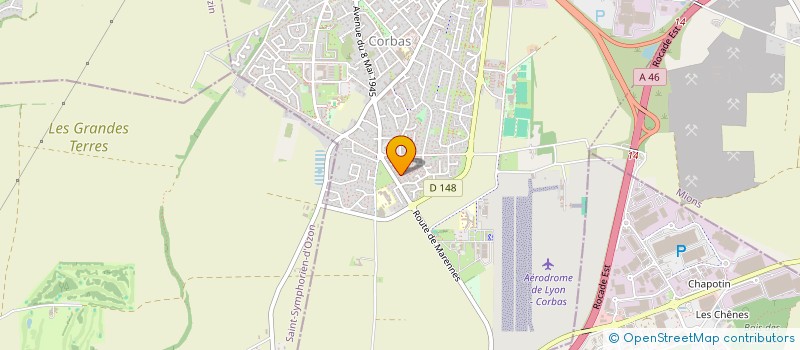 localisation de l'entreprise CAP RMH à CORBAS