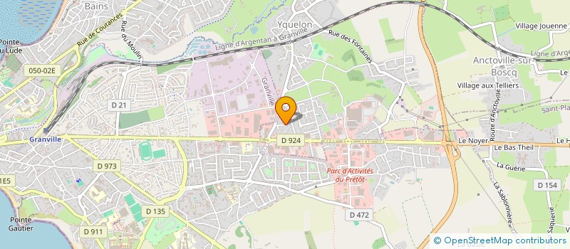 localisation de l'entreprise CAP ROMAIN  YQUELON