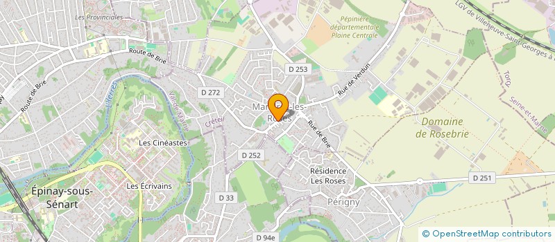 localisation de l'entreprise CAP ROSAE  MANDRES-LES-ROSES