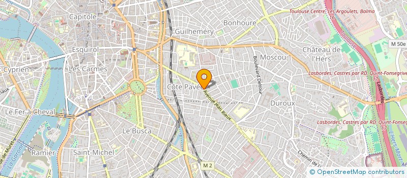 localisation de l'entreprise CAP'S à TOULOUSE