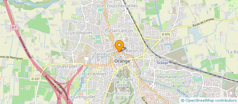 localisation de l'entreprise CAP'S  ORANGE