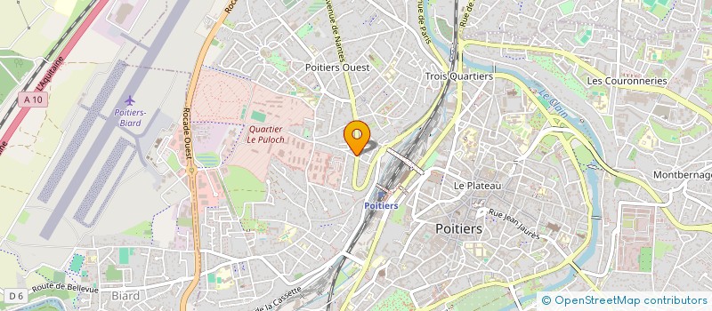 localisation de l'entreprise CAP'S  POITIERS