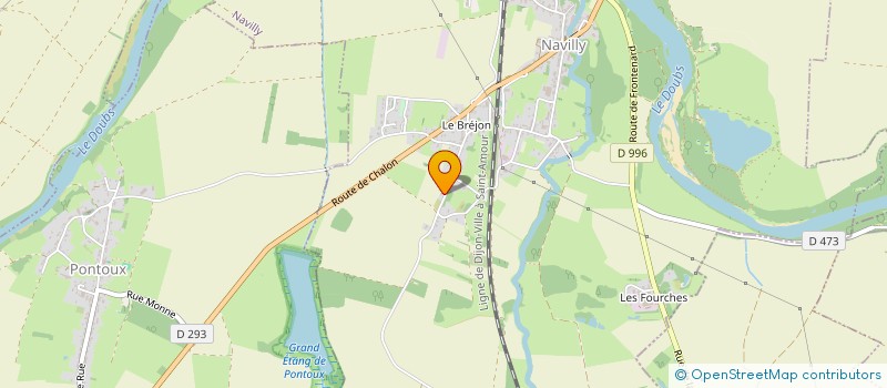 localisation de l'entreprise CAP'S BOURGOGNE CLUB 239 (C.B.C. 239)  NAVILLY