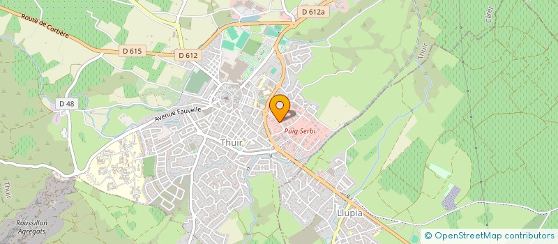 localisation de l'entreprise CAP'S DE BURRO  THUIR