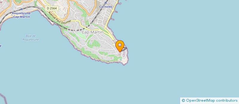 localisation de l'entreprise CAP SAINT ROMAN à ROQUEBRUNE-CAP-MARTIN