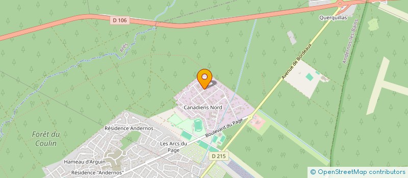 localisation de l'entreprise CAP SANTE 33 à ANDERNOS-LES-BAINS