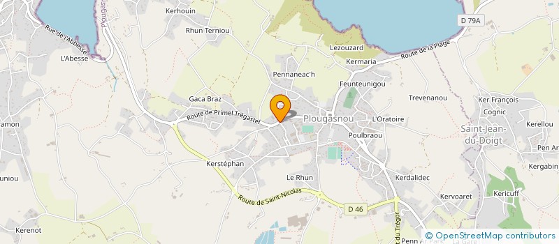 localisation de l'entreprise CAP SANTE à PLOUGASNOU