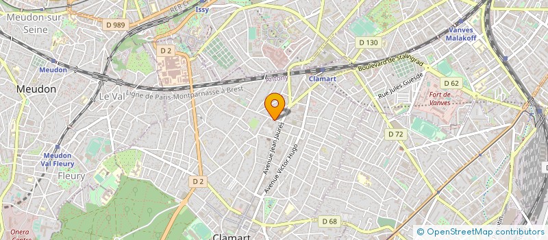 localisation de l'entreprise CAP SANTE-AMBULANCES à CLAMART