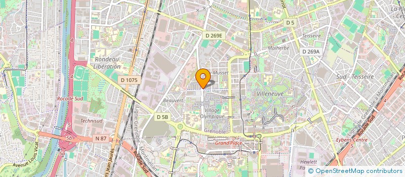 localisation de l'entreprise CAP SANTE - SANTE, BIEN-ETRE ET AUTONOMIE à GRENOBLE