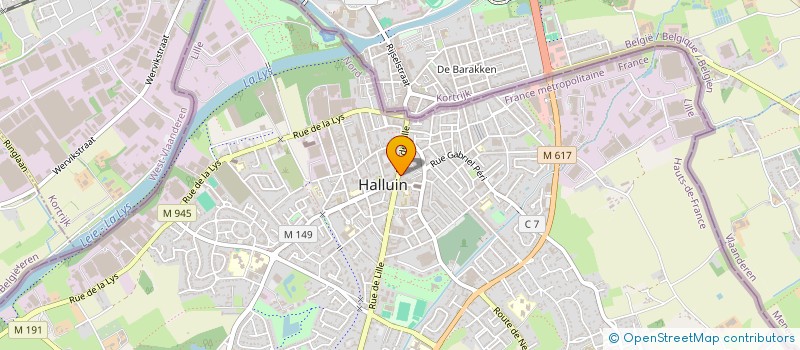 localisation de l'entreprise CAP'SAVEUR  HALLUIN