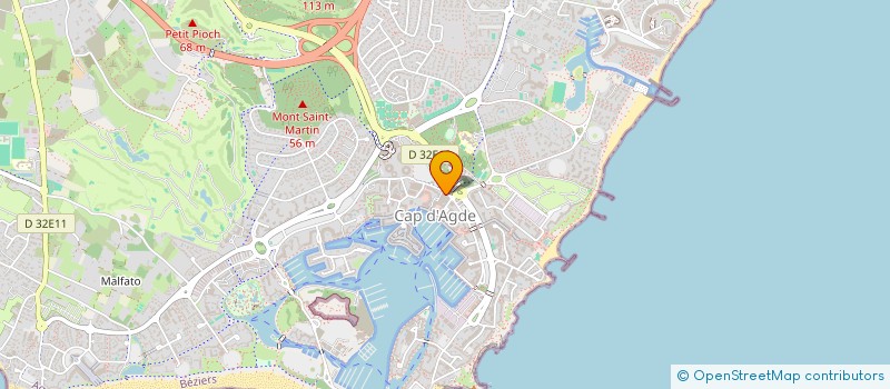 localisation de l'entreprise CAP SAVINE  AGDE