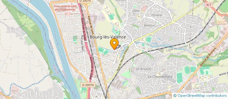 localisation de l'entreprise CAP SCIENCE à BOURG-LES-VALENCE