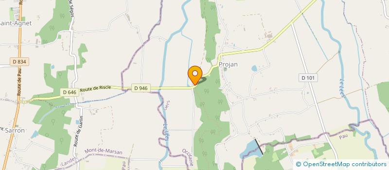 localisation de l'entreprise CAP SECHOIR  PROJAN