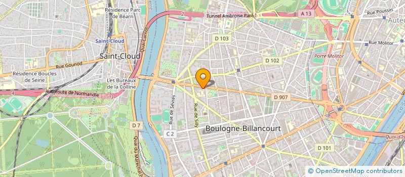 localisation de l'entreprise CAP SECURITE à BOULOGNE-BILLANCOURT