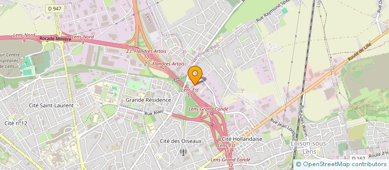 localisation de l'entreprise CAP SECURITE NORD à LENS
