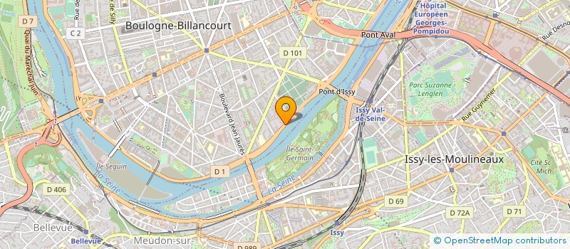 localisation de l'entreprise CAP SEINE à BOULOGNE-BILLANCOURT