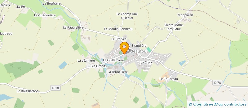 localisation de l'entreprise CAP SELLERIE NAUTIQUE à BEAUFOU