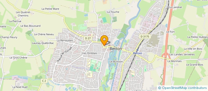 localisation de l'entreprise CAP & SENS CONSEIL  BETTON