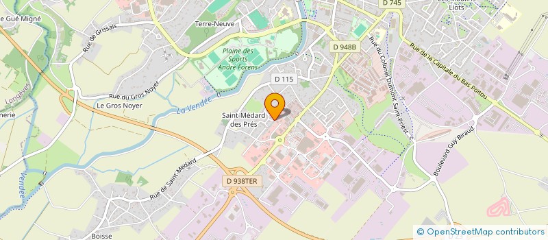 localisation de l'entreprise CAP SERENITE  FONTENAY-LE-COMTE