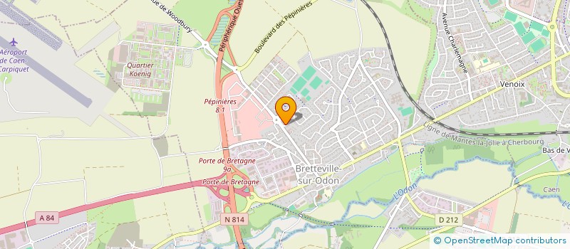 localisation de l'entreprise CAP SERENITE NORMANDIE  BRETTEVILLE-SUR-ODON