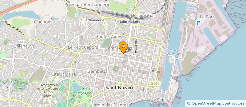 localisation de l'entreprise CAP SERVICES à SAINT-NAZAIRE