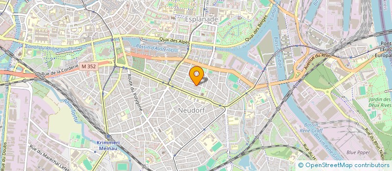 localisation de l'entreprise CAP SERVICES à STRASBOURG