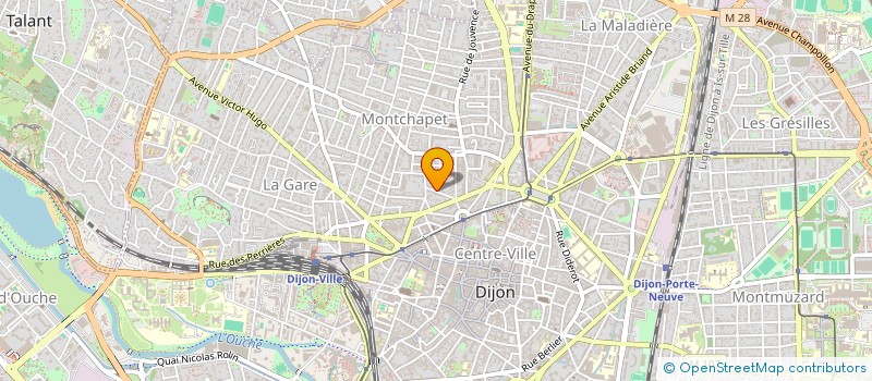 localisation de l'entreprise CAP SERVICES à DIJON