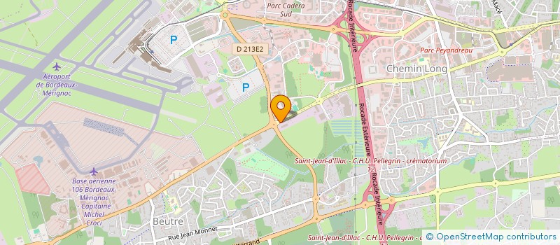 localisation de l'entreprise CAP-SERVICES-MERIGNAC AEROPORT  MERIGNAC