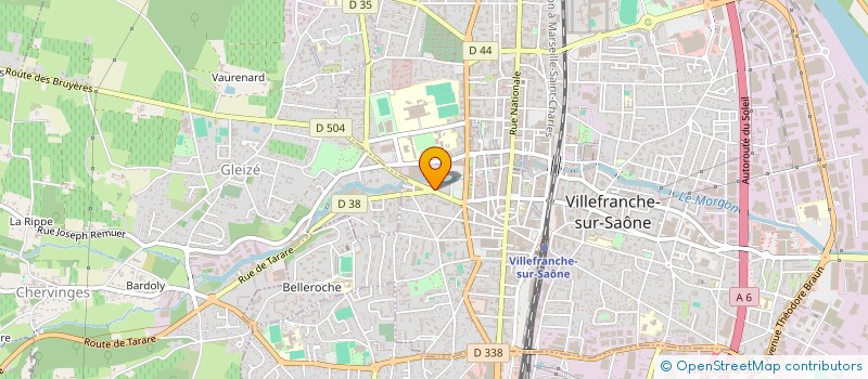 localisation de l'entreprise CAP SET SERVICE EXPRESS TRANSPORTS à VILLEFRANCHE-SUR-SAONE