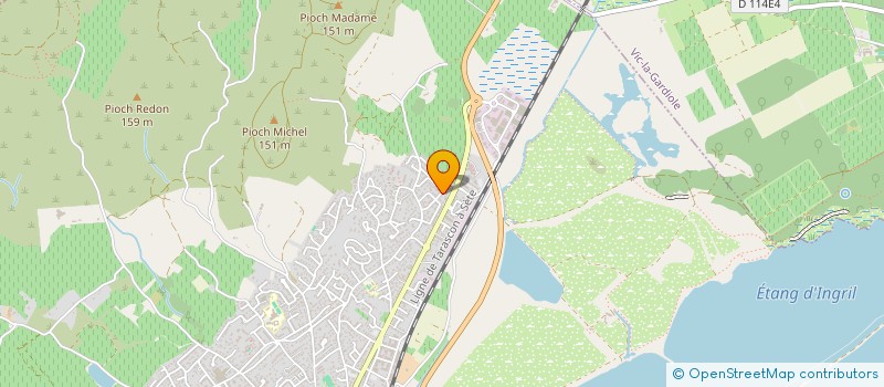 localisation de l'entreprise CAP SETE IMMOBILIER à FRONTIGNAN