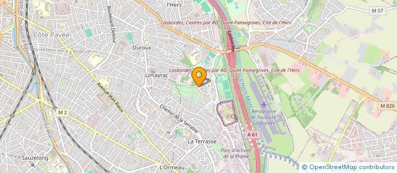 localisation de l'entreprise CAP'SEVEN à TOULOUSE