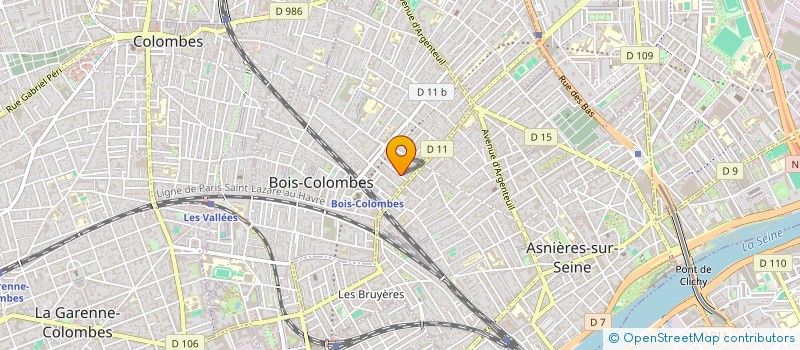 localisation de l'entreprise CAP'SIDERA à BOIS-COLOMBES